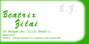 beatrix zilai business card